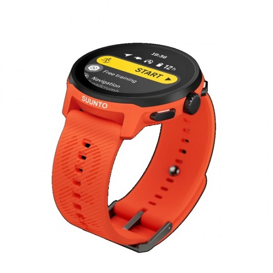 Suunto Run Coral Orange reloj GPS AMOLED liviano para running con música offline